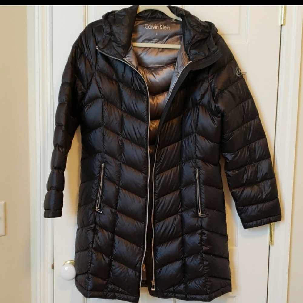 Calvin Klein Packable Coat Size Large